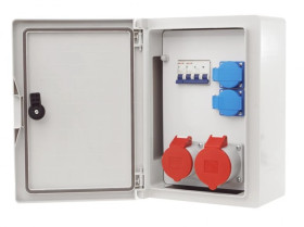 Rozdzielnica budowlana ABS 32A 16A RSZ4-112C011