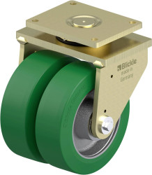 Blickle 925962 LSD-GST 304K Podwójne koło skrętne do dużych obciążeń Średnica koła: 300 mm Maksymalne obciążenie: 4500 k