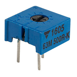 Vishay M63M501K 500r 63m 3/8in Cermet Trimmer Pot