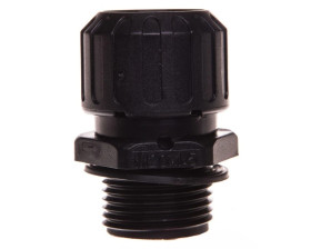Łącznik poliamidowy rura-skrzynka M20 IP67 czarny LRS 20M/11 E03DK-07010200401