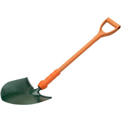Bulldog PD5RM2INR Insulated Treaded Round Mouth Shovel