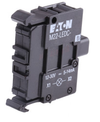 Blok LED Eaton RMQ Titan M22 blokada Blok świetlny 12 → 30V ac/dc LED, przyłącze śrubowe kolor Niebieski