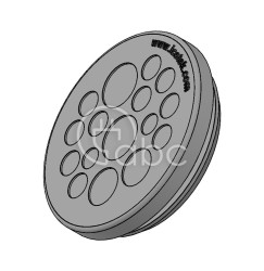 Przepust kablowy niedzielony KEL-DP 40, na 16 przewodów, 43563