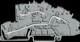 2003-7649 Multi-level installation terminal block, 2.5 mm², N/L, grey
