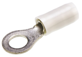 Zacisk oczkowy rozmiar przewodu 3.45mm² Ø , M5 izolowany średnica wew 5mm Czerwony, biały TE Connectivity