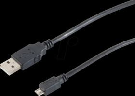 BS77183-HQ USB 2.0 Cable, A male to Micro B male, 3 m