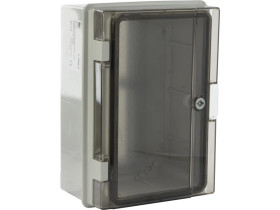 Szafka rozdzielcza hermetyczna 30x21x13cm IP65 przeźroczysta