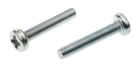 Śruby maszynowe M3.5 łeb z łbem walcowym soczewkowym Stalowe długość 20.0mm skok 0.60mm