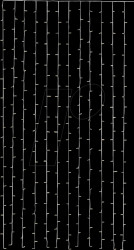 57943 300 LED light curtain, remote control, timer, 8 light modes