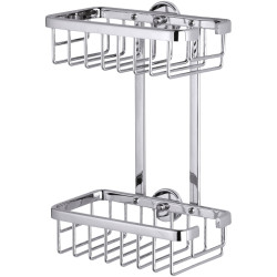 tesa 40211-00000-00 ALUXX shower rack Adhesive chrome undrilled install