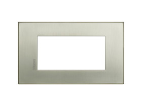 AXOLUTE Ramka 1 pojedyncza prostokątna AIR 4 moduły tytan szczotkowany HW4804TIS LEGRAND