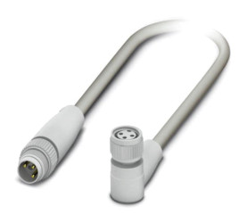 Przewód czujnik-siłownik Złącze A M8 liczba rdzeni 3 długość 1.5m Rodzaj A Męskie Złącze B M8