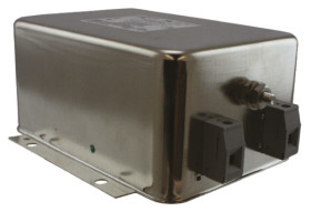 Filtr sieciowy 16A 1-fazowy 250 V AC TE Connectivity Montaż kołnierzowy