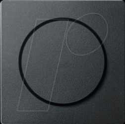 MEG5250-0414 Central plate with rotary knob - System M, anthracite