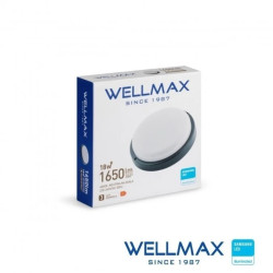 Lampa LED Bulkhead Okrągły Czarny 18W 92lm/W 1650lm IP54 Neutralna 4000K SAMSUNG / GOL1BHRBN018