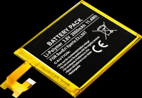 10458 Smartphone battery for Sony Ericsson devices, Li-Po, 3000 mAh
