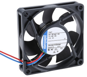 Wentylator osiowy 24 V DC DC 70 x 70 x 15mm 1.5W 44m³/h 38dB 63mA