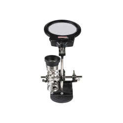 Zestaw do mechaniki precyzyjnej "trzecia ręka" z lupą POWERFIX / 100266245