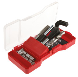 Zestaw do naprawiania gwintów zakres: M12 x 1.75 Recoil Wkładki M12 (x10), magnetyczne narzędzie do zrywania trzpienia,