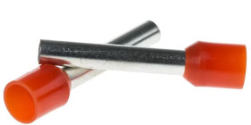 Końcówka kablowa zaciskana 4mm² długość 18mm Pomarańczowy średnica 2.8mm Izolowane RS PRO