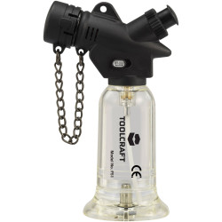 Toolcraft 1553648 Blow Torch 1300&#xB0;C 70min Piezo Ignition Ideal for Hobby Use