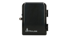 Puszka Światłowodowa 16 Spawów, Czarna, Mid-Span Extralink Eliza V2