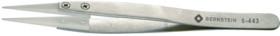 General purpose tweezers, uninsulated, stainless steel, 125 mm, 5-443
