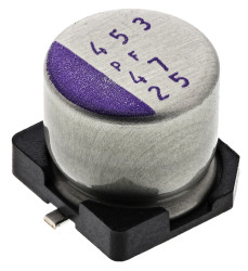 Kondensator 47μF ±20% 25V dc SMD 30mΩ Panasonic