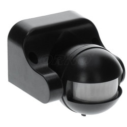 Czujnik ruchu czarny CR-201/B 180st IP44 ORNO