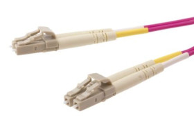 Kabel światłowodowy, średnica: 900μm, OM4 Wielomodowy, Fioletowy, LC / LC