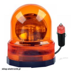 Kogut - lampa ostrzegawcza 12V pomarańczowa / URZ0070