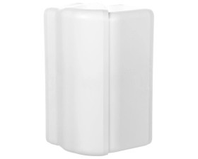 Pokrywa narożna zewnętrzna EKD 120x40mm biała 8586