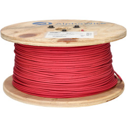 Alpha Wire 6719 RD001 10 AWG MPPE Red EcoWire Hook Up Wire 1KFT