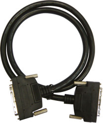 Kabel SCSI złacze A Męskie złacze B Męskie długość 2m Śruba skrzydełkowa Czarny