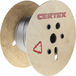 Lina stalowa Ø 3 mm Stal nierdzewna Lina metalowa RS PRO długość 75m