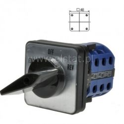 Wyłącznik 20A, 3tory, 3war ( L-0-P) 48x48mm