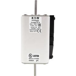 Bezpiecznik z wyprowadzeniami 600 A 1000 V 201.4 x 91 x 73.5 mm Szybkie działanie Systemy fotowoltaiczne 170 mm Eaton