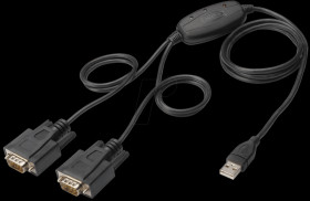 DA-70158 DIGITUS® USB 2.0 <> 2 x RS232 cable