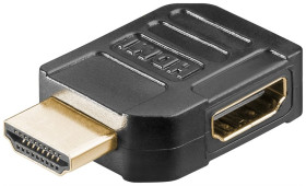 Adapter HDMI™, pozłacany - Wersja kolorystyczna Czarny