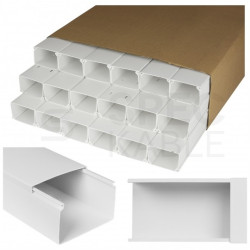 Listwa elektroinstalacyjna kanał kablowy BKK 60x40mm korytko z pokrywą KARTON=48m (24szt) NEKU