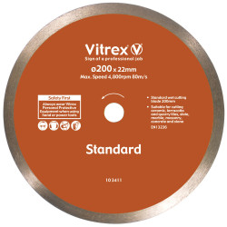 Vitrex 103411 Standard Diamond Blade 200mm