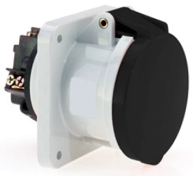 Gniazdo tablicowe proste 63A 4p 500V 7h IP44 1301