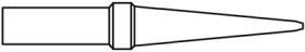 Soldering tip, chisel shaped, Ø 6.9 mm, (T x L x W) 0.4 x 42 x 1.2 mm, 425 °C, PT K8
