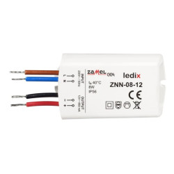 Zasilacz LED natynkowy 12V DC 8W ZNN-08-12 LDX10000022