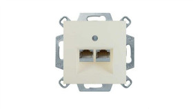 Polo.Fiorena Gniazdo Komputerowe Molex Podwójne Ekranowane Kat. 6 2 X Rj45 Z...