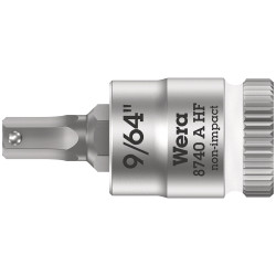 Wera 05003384001 8740 A HF Zyklop In-Hex 1/4&quot; Bit-Socket 9/64&quot; x 28mm