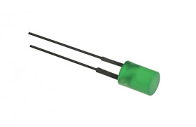 Dioda LED 5mm zielona - LITEON