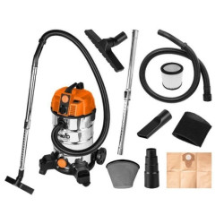 Odkurzacz przemysłowy 1600W, zbiornik 35l 04-739