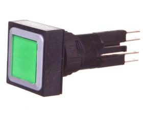 Napęd przycisku zielony z podświetleniem z samopowrotem Q25LT-GN/WB 089190