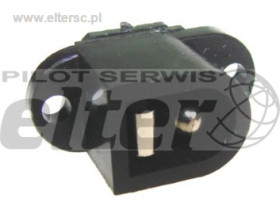 Gniazdo zasilacza 2,5/5,5mm do obud. śrubki